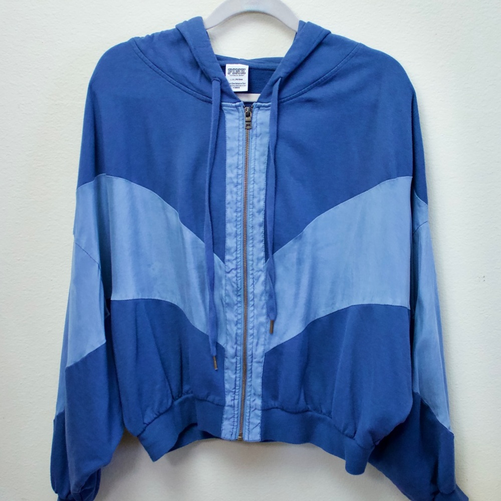 Blue Large Pink brand Jacket
